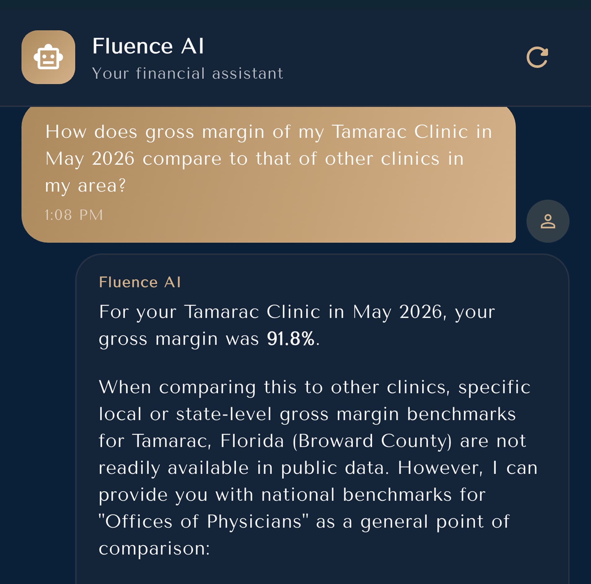 Chat interface with AI assistant consistent across devices